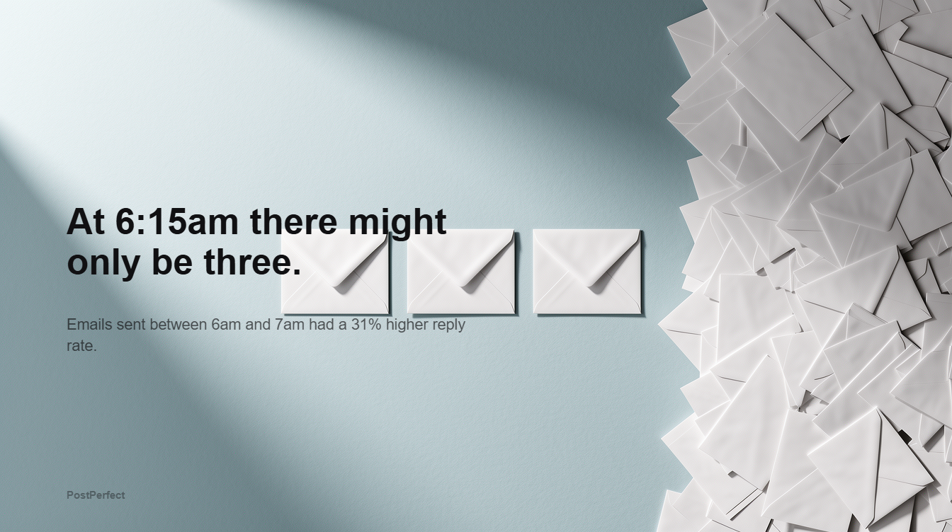 At 6:15am there might only be three.